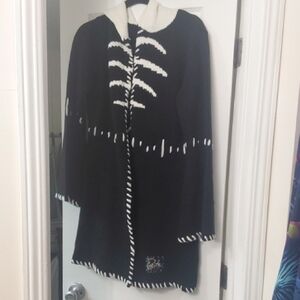 Killstar Black and White Skeleton Cardigan